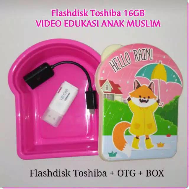 FLASHDISK ANAK MUSLIM FILM EDUKASI ANAK MUSLIM MENGALIHKAN ANAK DARI KECANDUAN YOUTUBE 16GB ORIGINAL