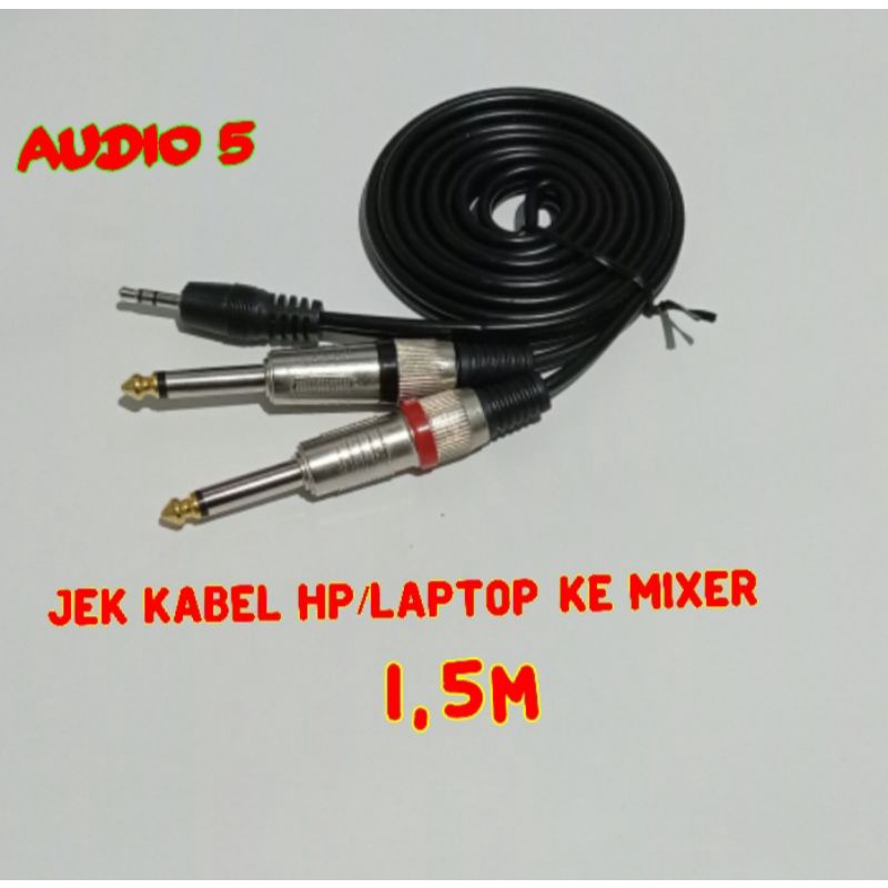 JEK  AUDIO HP / LAPTOP KE MIXER