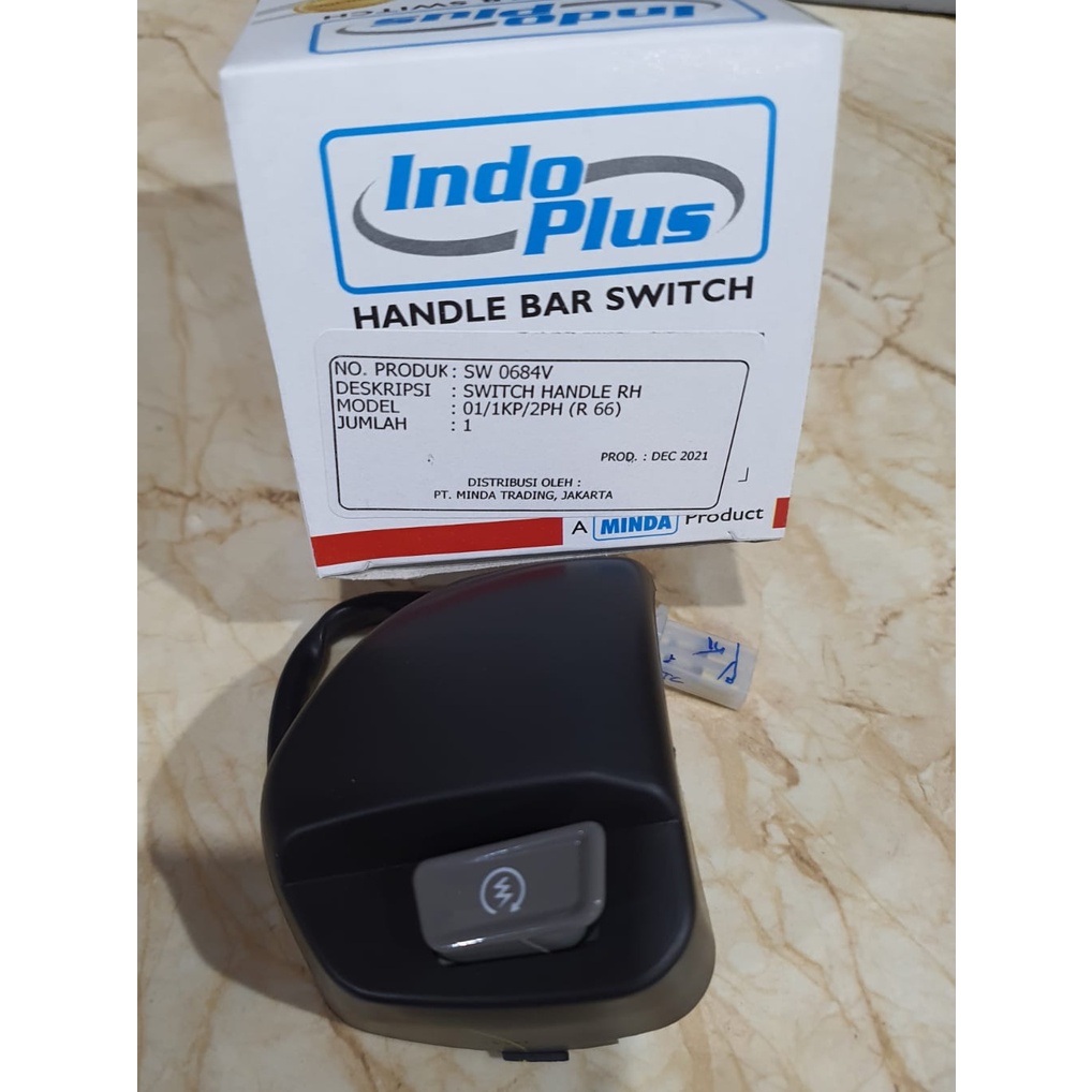 SAKLAR KANAN  YAMAHA MIO J MIO M3 SOUL GT 125 TDK AD LAMPU ASLI ORI MINDA