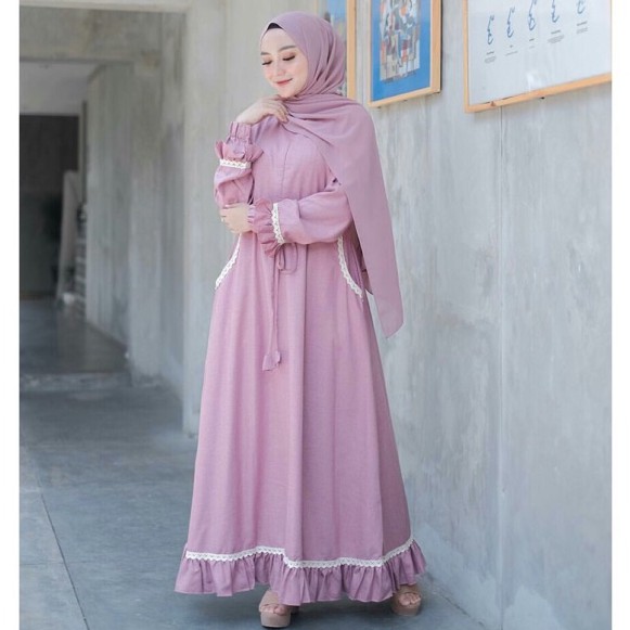 GAMIS NIRMALA MOSCREPE / MAXY DRESS / CASUAL DRESS BUSUI