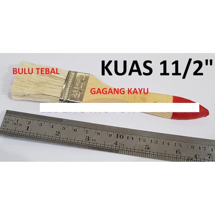 

Paint Brush Kuas 1 inci Bulu Tebal Cat Serba Guna Multi Fungsi