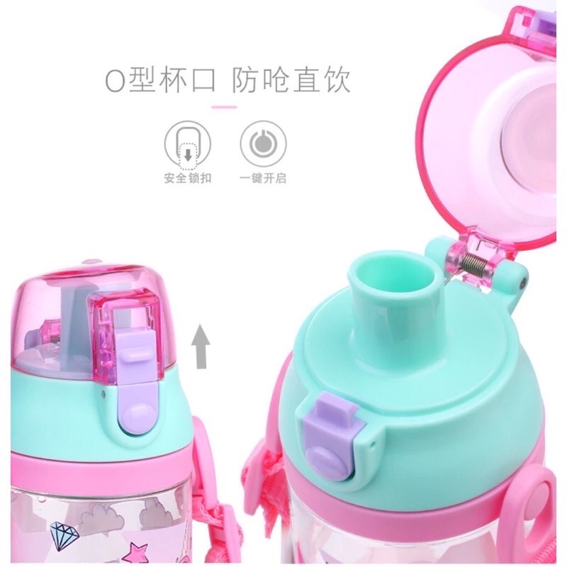 DISNEY Botol Minum Anak Unik /  ORIGINAL Disney water bottle Elsa Mickey donald Cars / Botol Minum Anak disney-7