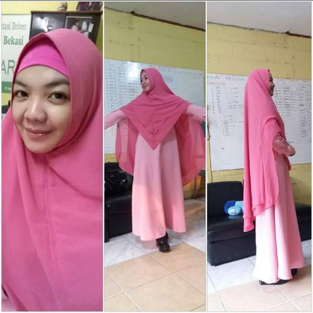 Hijab ceruti 2layer