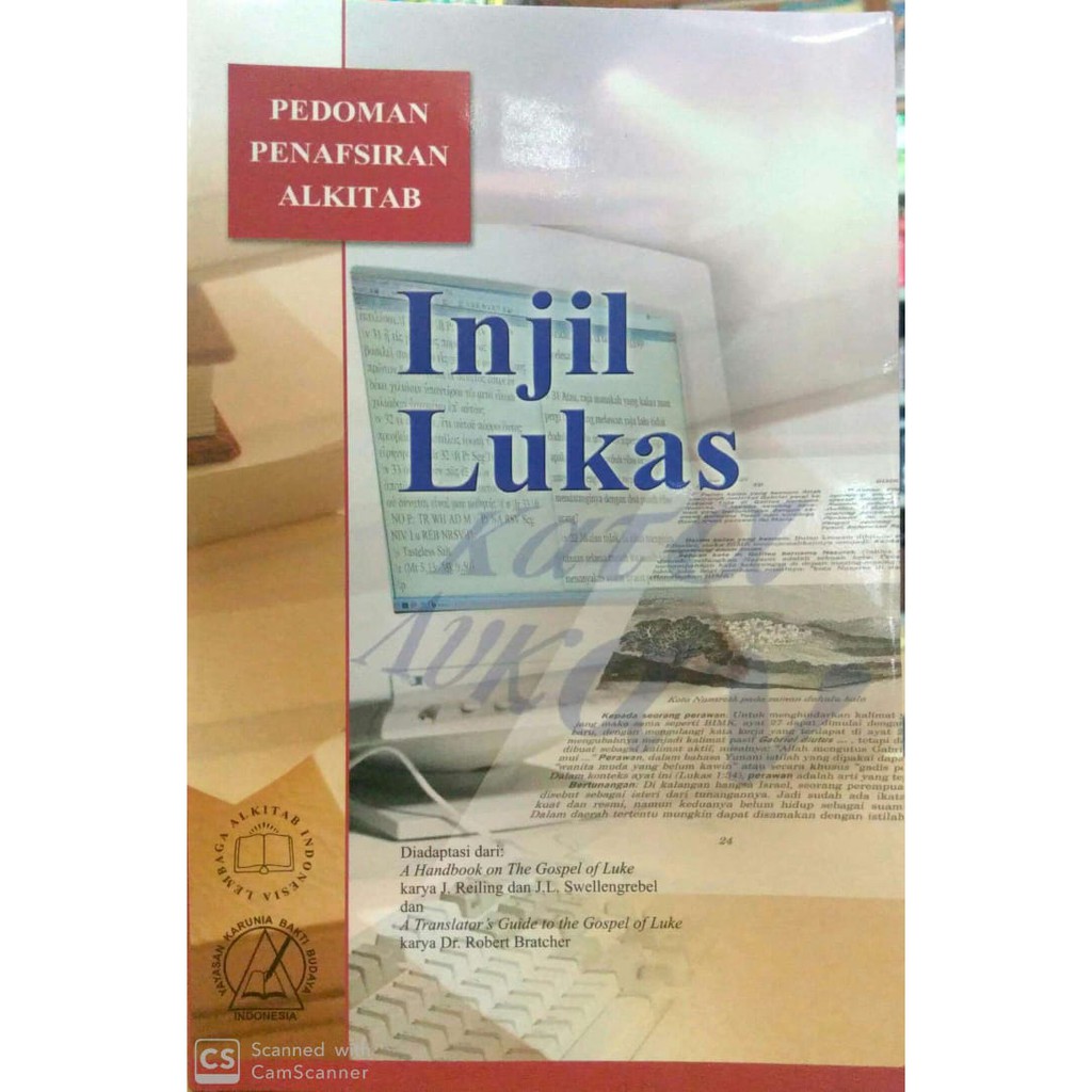 Buku Pedoman Penafsiran Alkitab (PPA) INJIL LUKAS