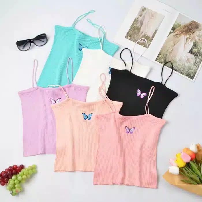 Tanktop Ovula Butterfly CROP