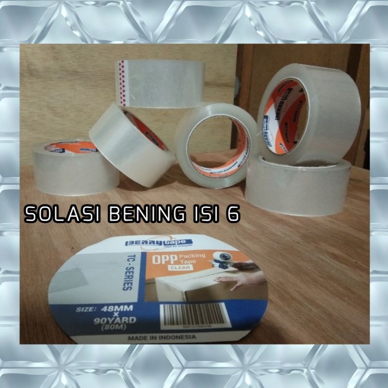 

Solasi Bening Berry Tape Lakban 90Y