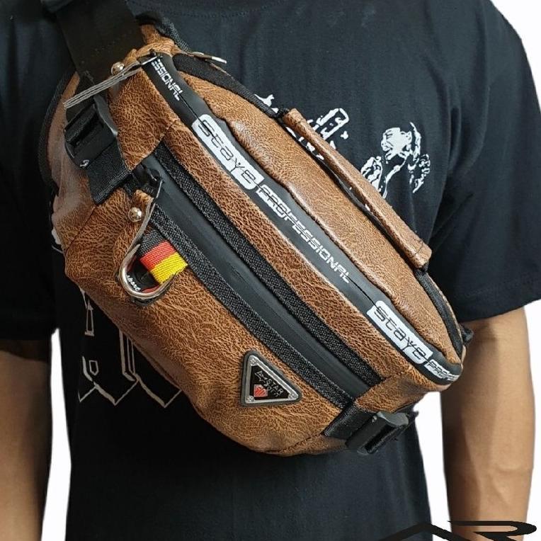 TAS SELEMPANG PRIA WAISTBAG ORIGINAL POLO AMSTAR