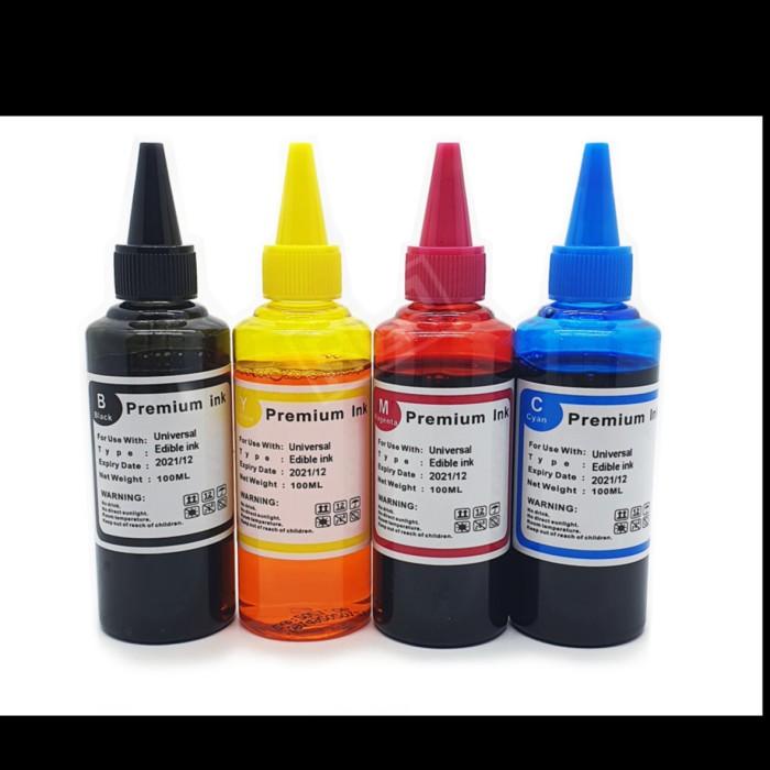 

Bahan Kue Tinta Edible / Edible Ink / Food Grade Ink / Print Cake - 100 Ml -