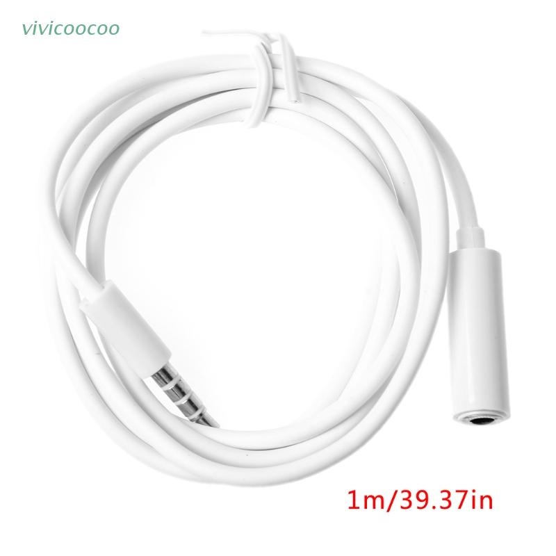 VIVI   3.5mm AUX Stereo Audio Extension Cable For iphone Xiaomi Smart Phone Earphone