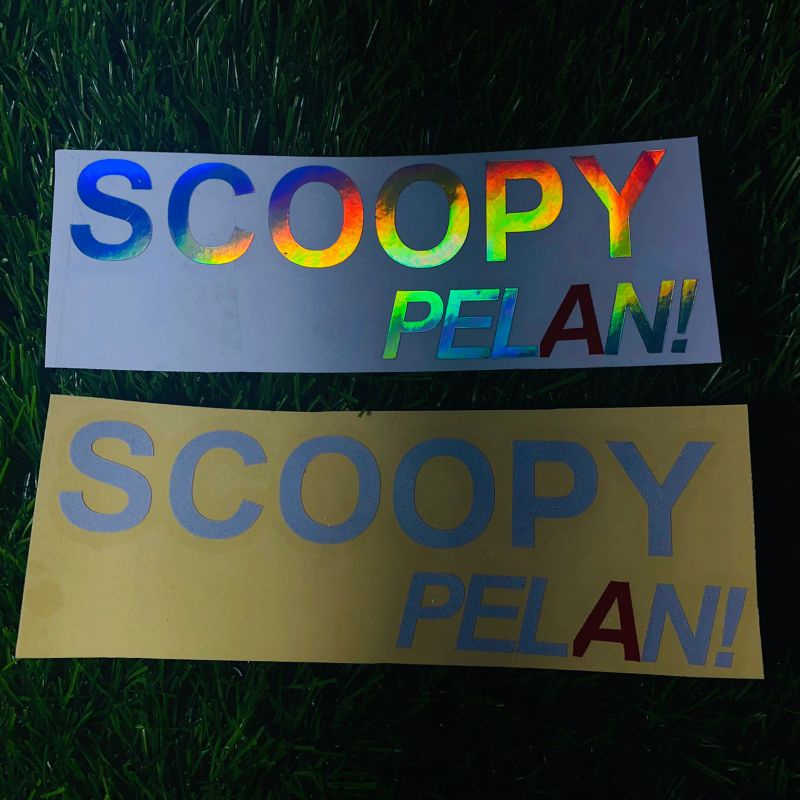 Stiker scopy pelan cuting sticker motor scoopy variasi motor