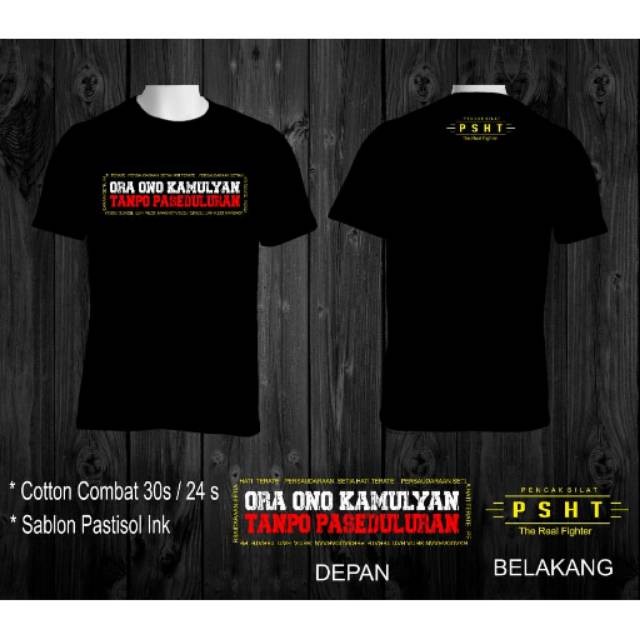 Koas PSHT keren (order harus menunjukan foto dengan KTA )