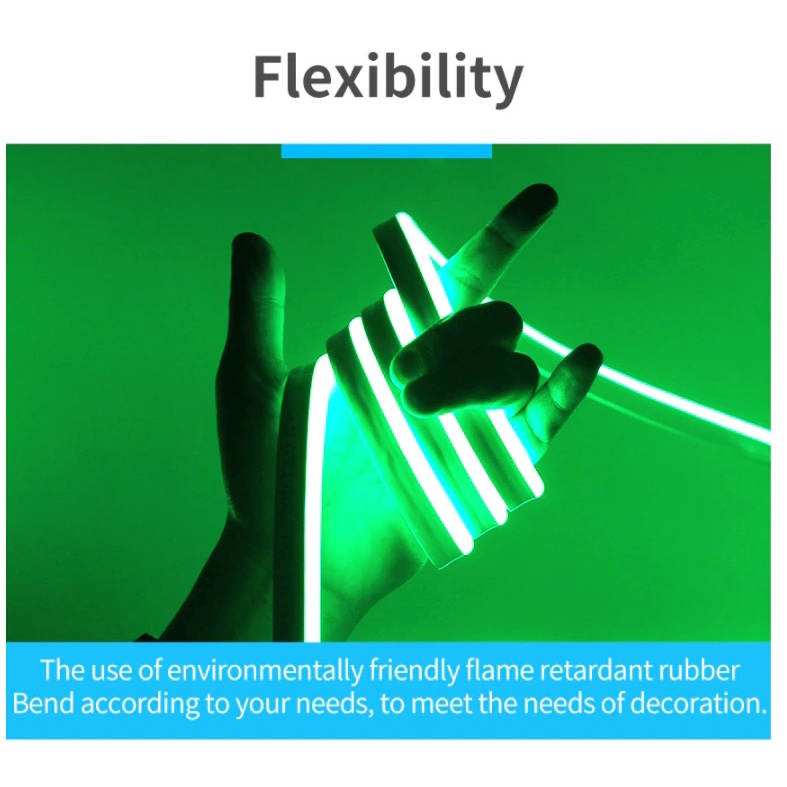 LED Neon Flex Flexible Strip Light 24V -  Warna - 5 Meter