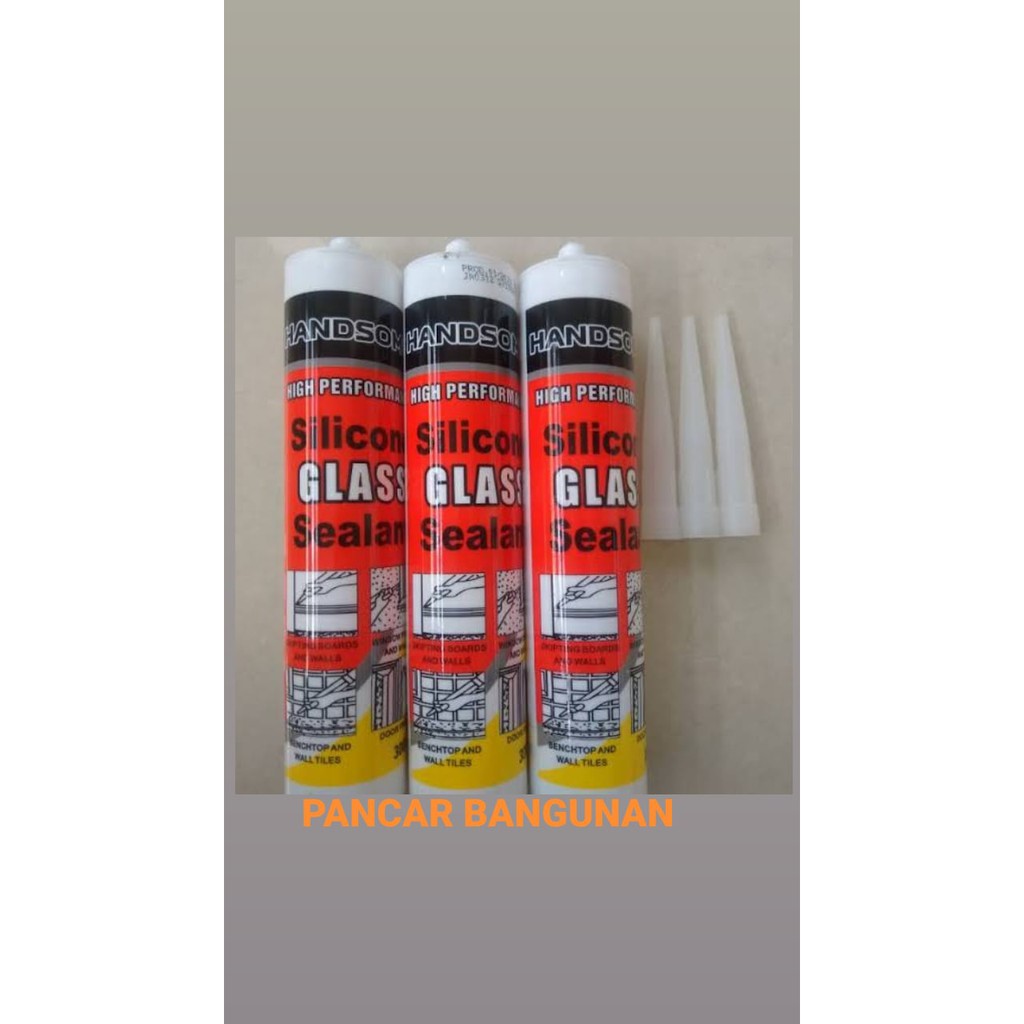 LEM BOTOL KACA HANDSOME - SILICONE GLASS SEALANT - LEM SILICONE SEALANT - LEM BOTOL KACA - SEALANT B