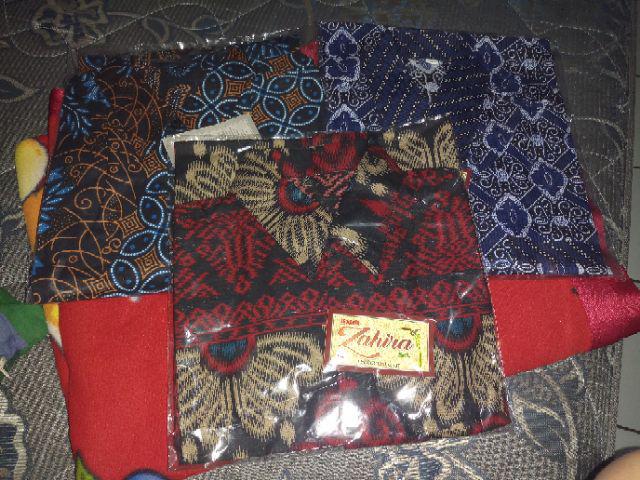 Risna Batik Hrb026 Kenongo Hem Kemeja Batik Pria Lengan Pendek  Katun Primis Halus M L Xlo