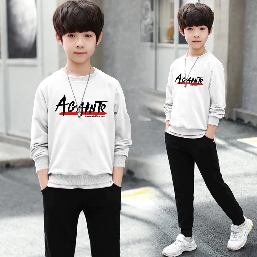 Switer Againts Terbaru / Sweater Anak Laki-laki /  Sweeter Gaming Bahan Babyterry / FLAVA_STORE