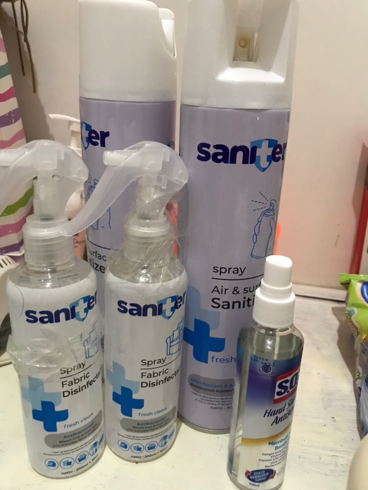 Saniter Fabric Disinfectant Disinfektan Spray 230 Ml