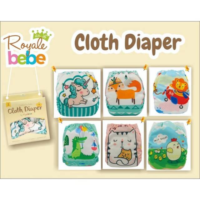 Royale Bebe Clodi Cloth Diaper Royal Baby Shopee Indonesia