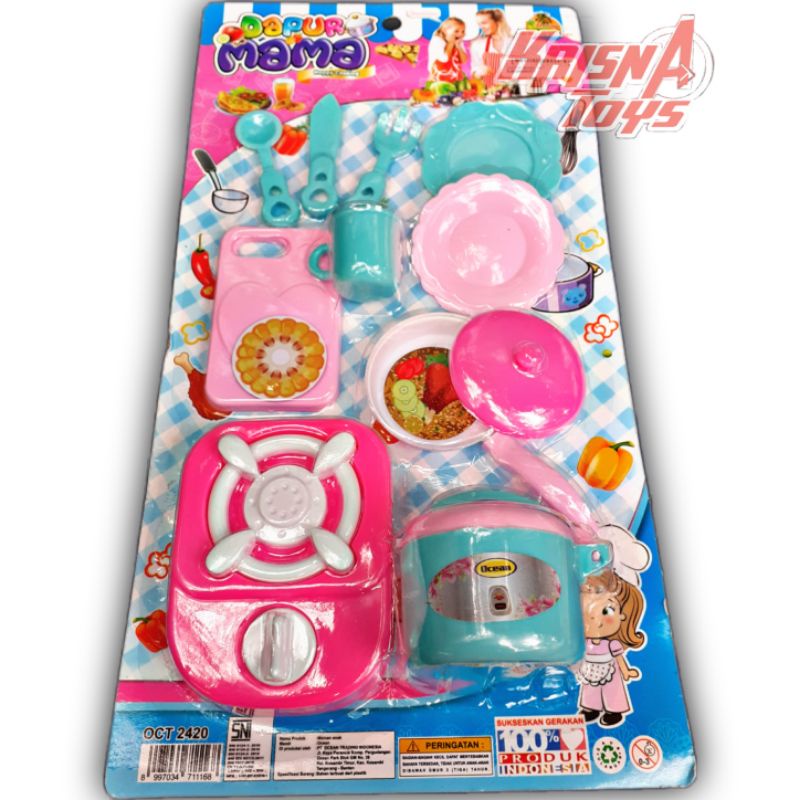 MAINAN ANAK KITCHEN SET/DAPUR MAMA/ALAT MASAK MAINAN