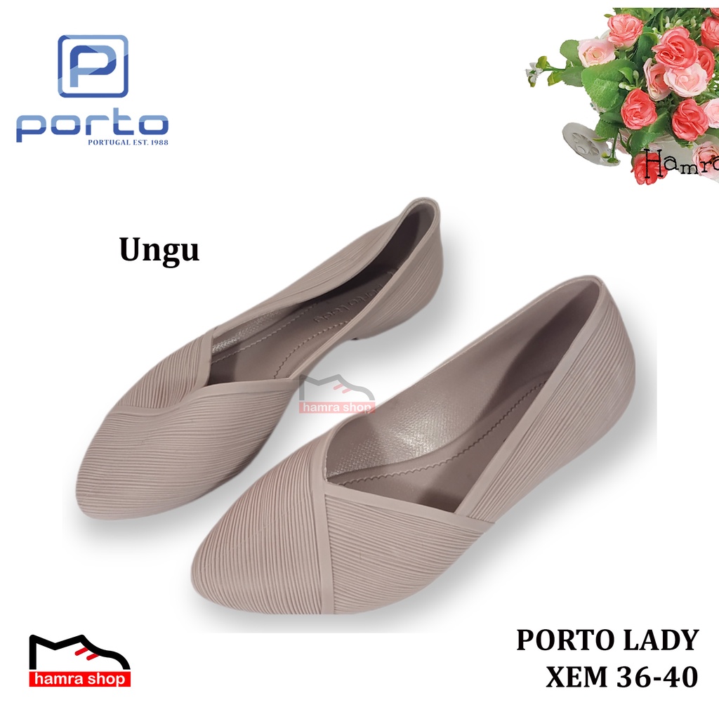 Porto XEM Sepatu Wanita Wedges Karet Jelly 36-40