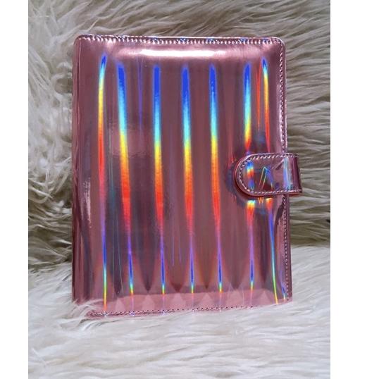 

Kejutan Besar Binder HOLOGRAM ROSEGOLD PINK COFFEE PURPLE SILVER A5/B5 PREMIUM