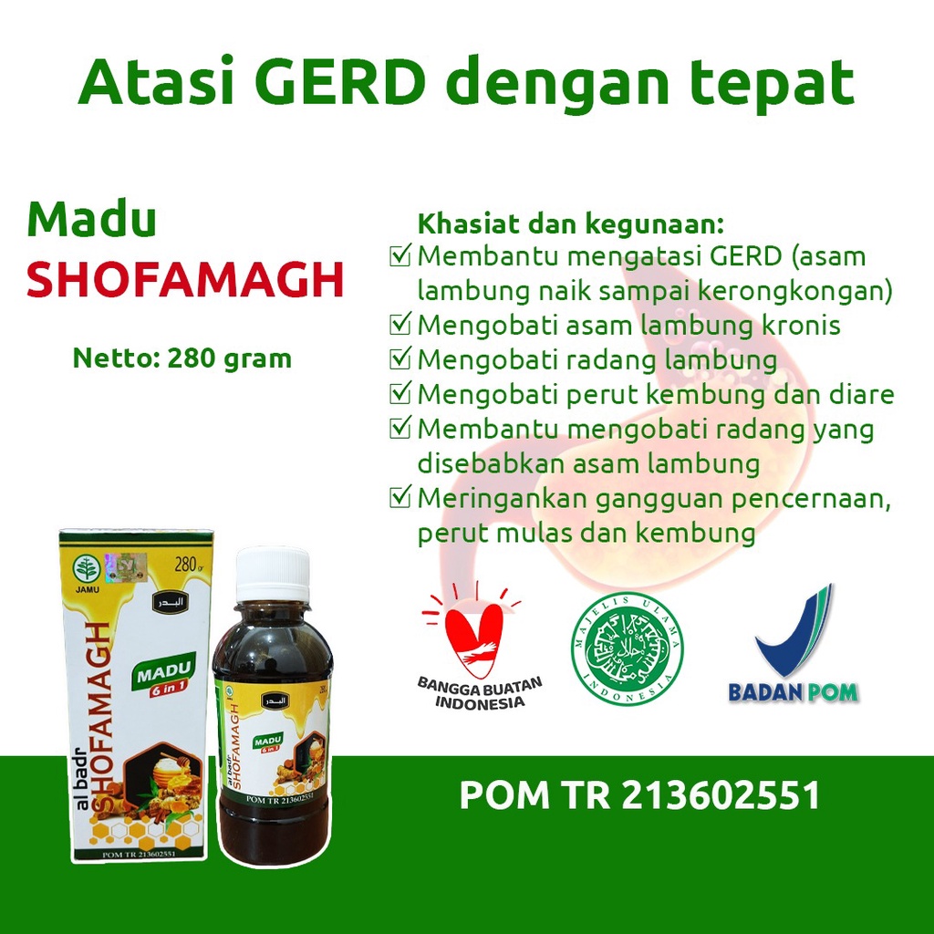 

Madu Spesial Maag Asam Lambung Madu Temulawak Shogfamagh 280gr