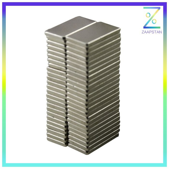 Strong Neodymium Magnet NdFeB N35 10 PCS - MAG1 - Silver