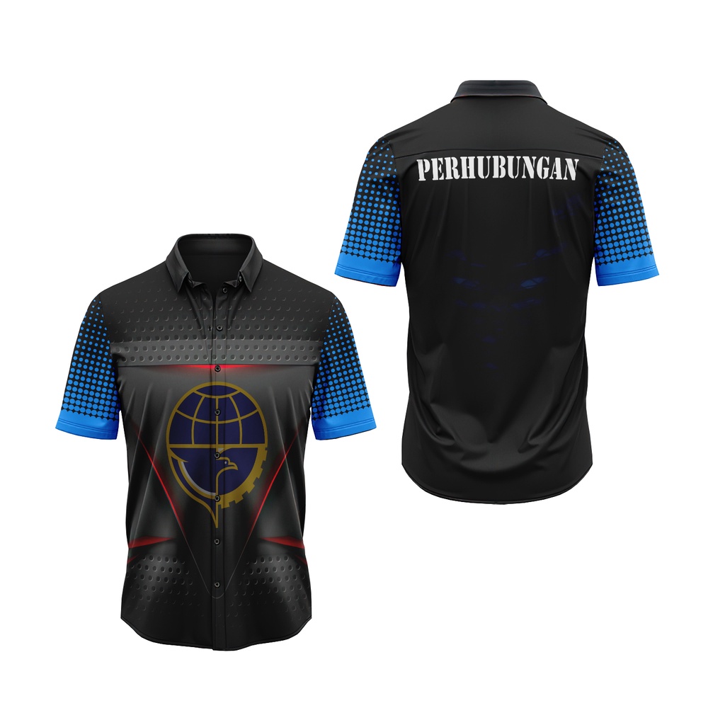 [Tinishop] Kemeja Dishub Pria | Kemeja Dishub Wanita | Kemeja Dishub Lapangan FullPrint