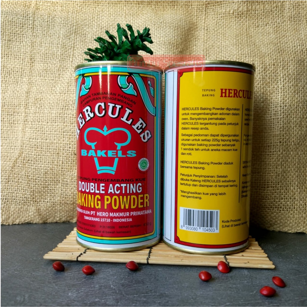 hercules double acting baking powder 450 gr -  Halal