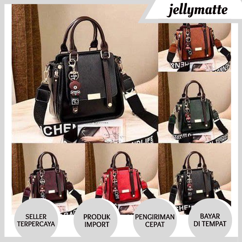 TAS READY HANDBAG SELEMPANG WANITA FASHION IMPORT KOREA MURAH BATAM LB - 596 JAKARTA