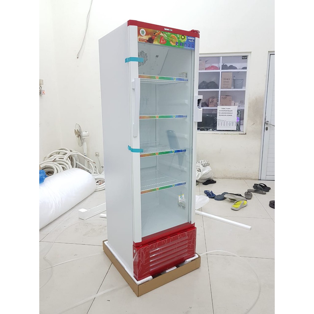 SHOWCASE SANKEN SRS 279 4 RAK DISPLAY COOLER 279 KULKAS LOW WATT JAPAN