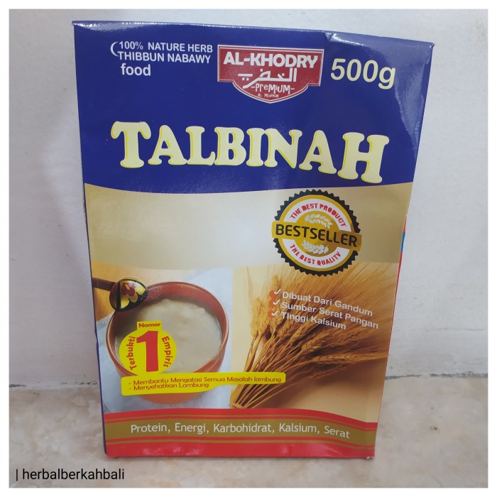 Tepung Talbina Al Khodry Thibb Nabawy Isi 500gr Tepung Gandum Talbinah 100% Original