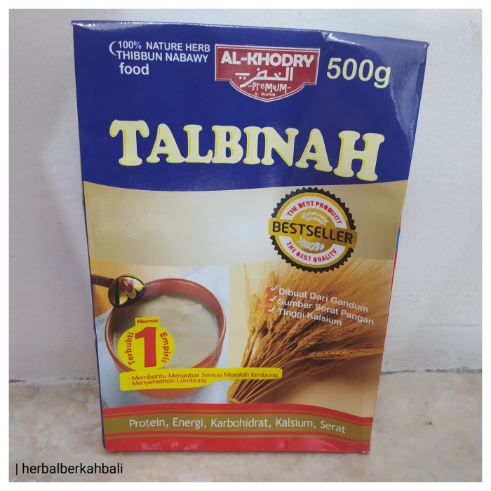 Tepung Talbina Al Khodry Thibb Nabawy Isi 500gr Tepung Gandum Talbinah 100% Original