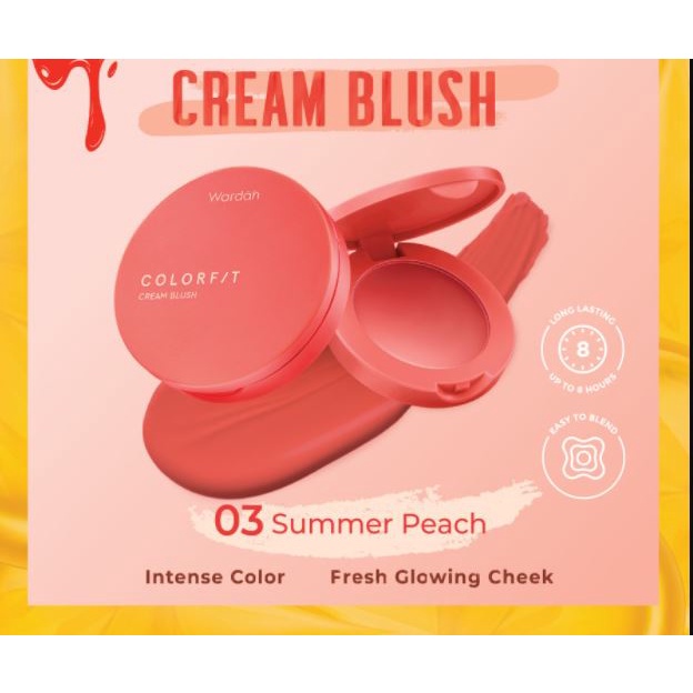 ☘️Yuri Kosmetik☘️ Wardah Colorfit Cream Blush