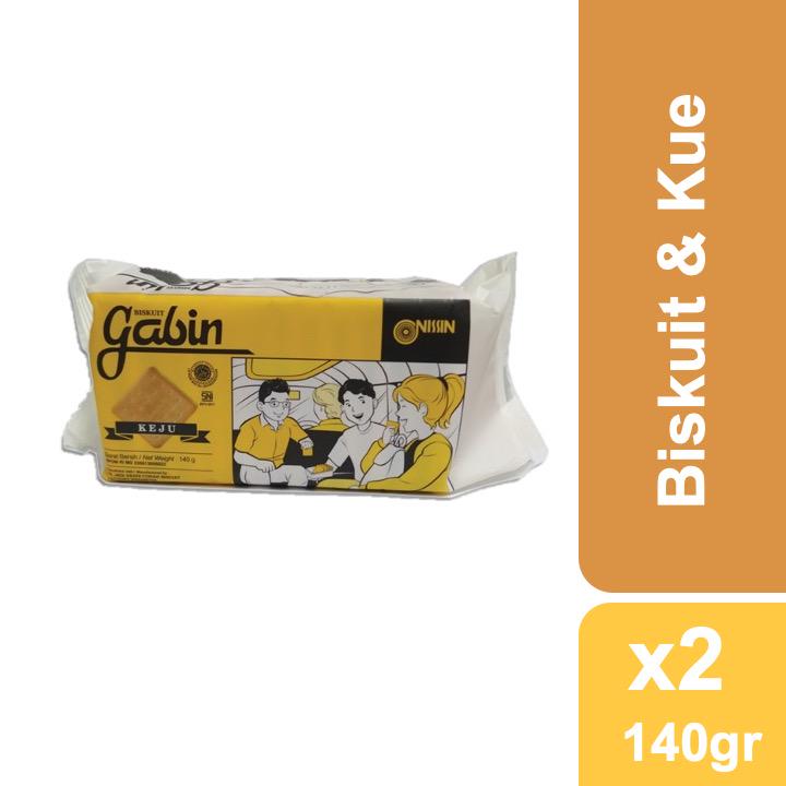 

Nissin Gabin Biskuit Keju 2 x 140 gr