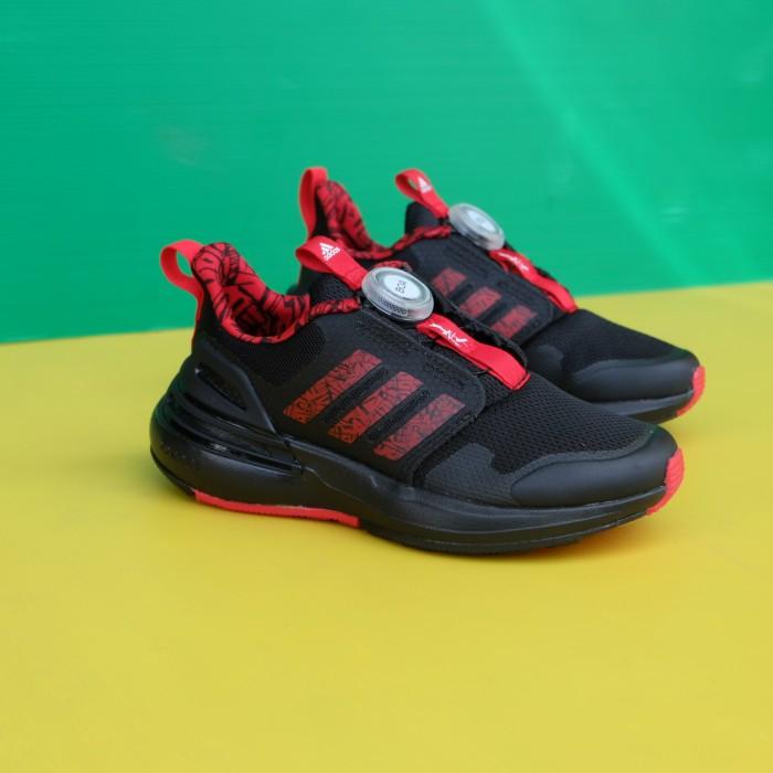 Sepatu Anak Original Bnwb Adidas Rapida Boa Black Red Baru