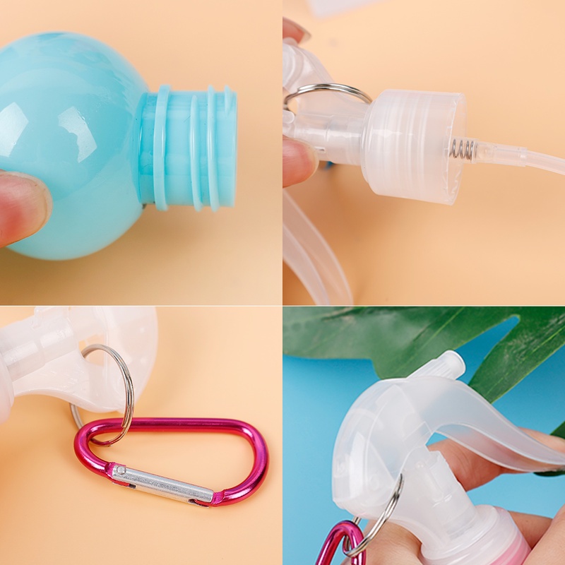 Botol Semprot Kosong Bentuk Labu Mouse Ukuran 100ml Untuk Parfum Dan Alkohol