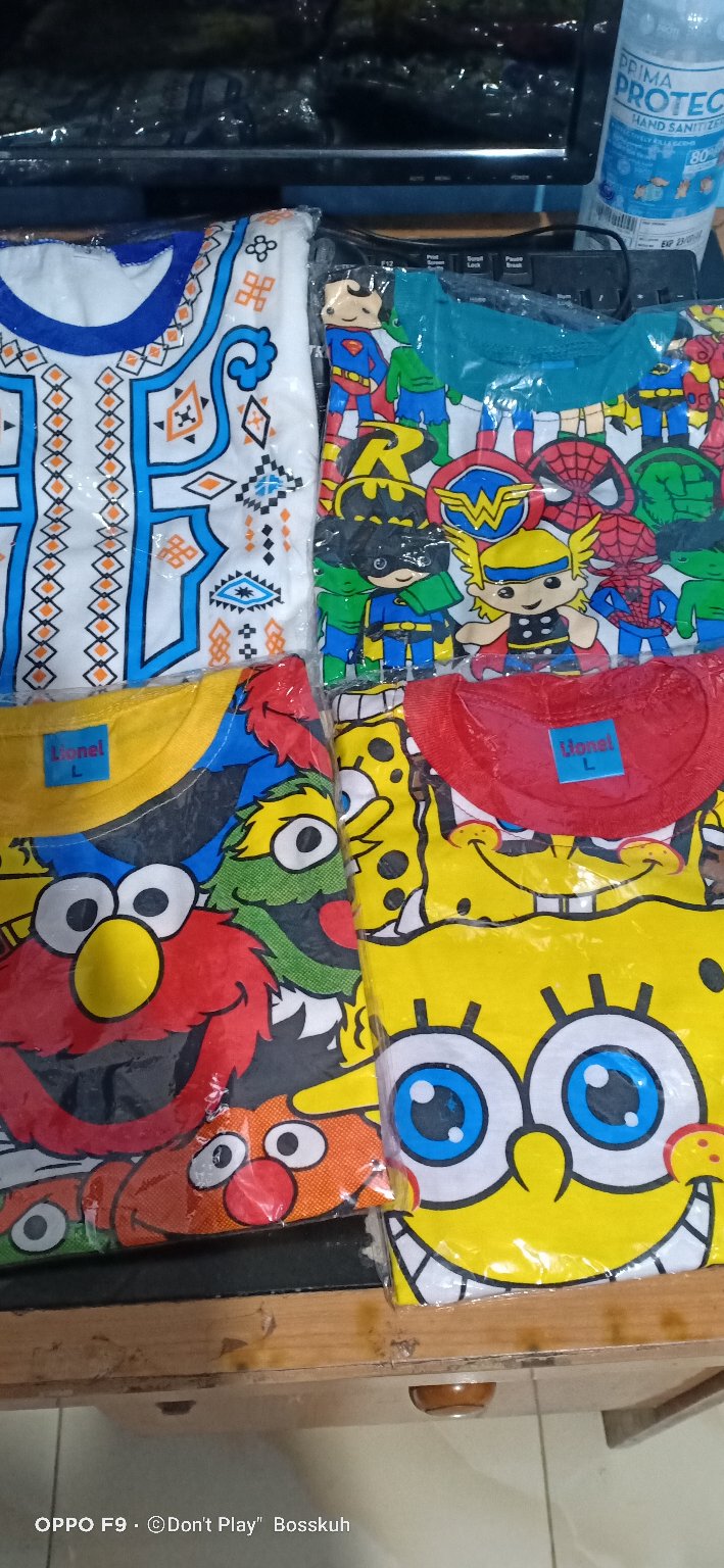 Setelan Anak Laki-laki Usia 6-24 Bulan Batik Koko Putih