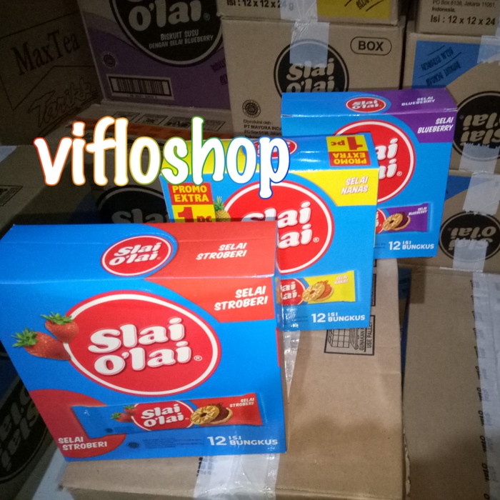 

Wafer-Biskuit- Biskuit Slai Olai Strawberry/Nanas/Blueberry Kemasan Box (12 X 24 Gr) - Blueberry