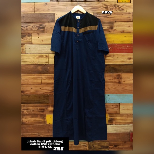 Jubah Saudi Pendek Oblong AL AMWA