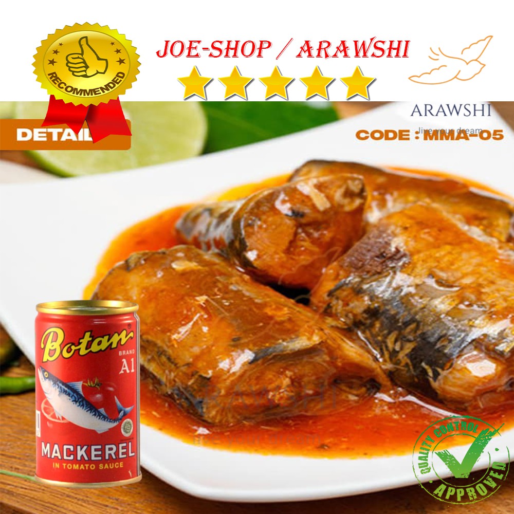 

sarden botan mackerel 155 gr