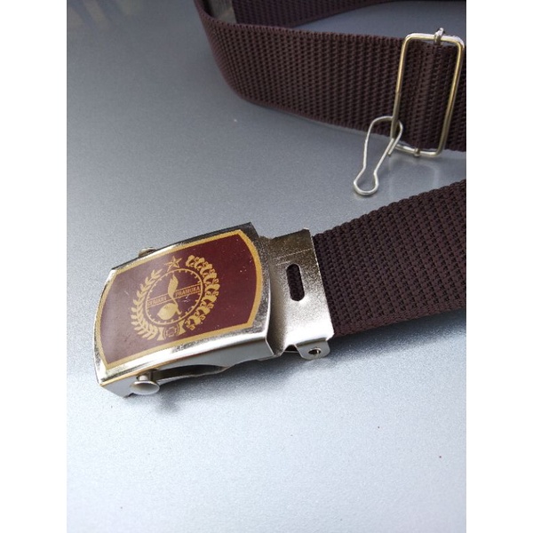 sabuk ikat pinggang pramuka (besar) dilengkapi ring cantolan