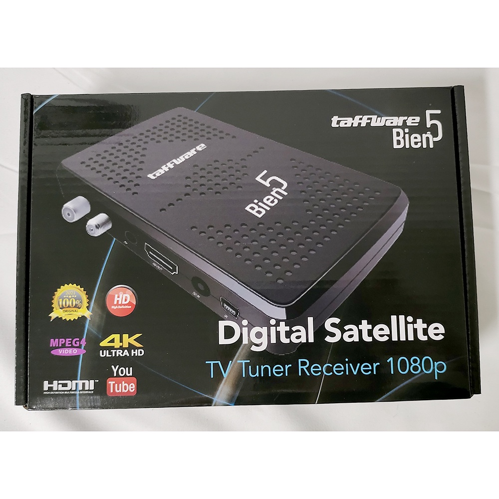 Set Top Box Taffware Bien5 TV Digital &amp; Satelit TV HD 1080P DVB-T2+S2