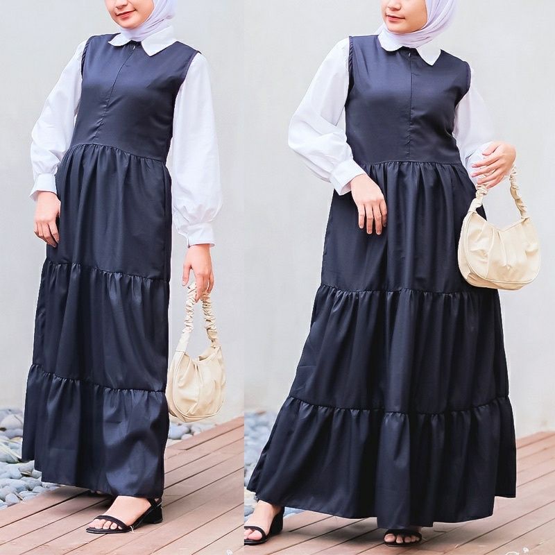 Arifirn Innap Maxi Dress | Inner Dress | Long Dress Tanpa Lengan