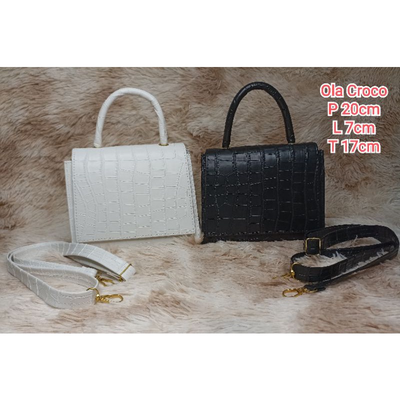 ALVA - OLA CROCO PREMIUM tas fashion wanita tas fashion cewek tas selempang tas selempang cewek tas 