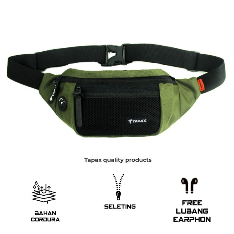 Waistbag Elix Selempang Pria Wanita Rusther Kobeo