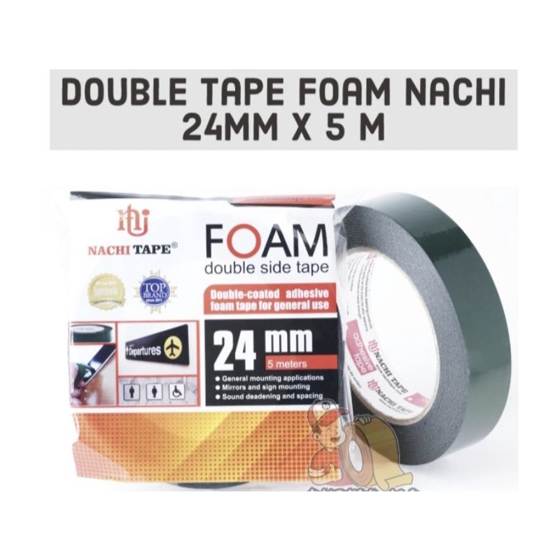 

double foam merk nachi original 24mm/1 inch