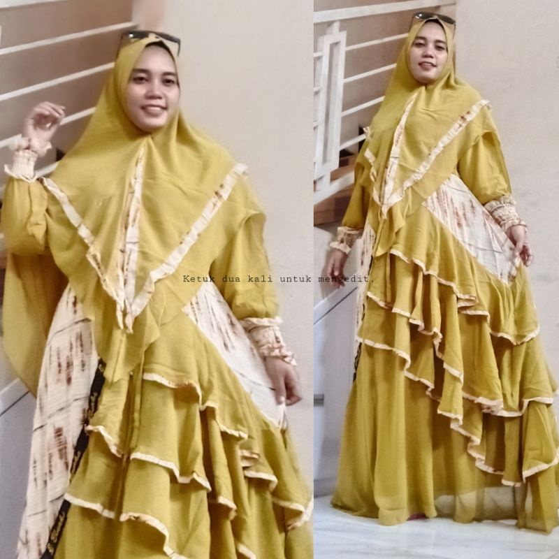 GAMIS SET ELNAKA SERIES /GAMIS SETCERUTY MUTIARA LINGGA SERIES