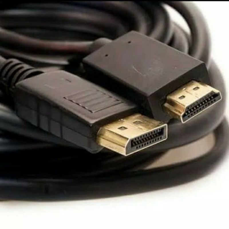 KABEL DISPLAYPORT TO HDMI 1.8M ( DP MALE TO HDMI MALE )