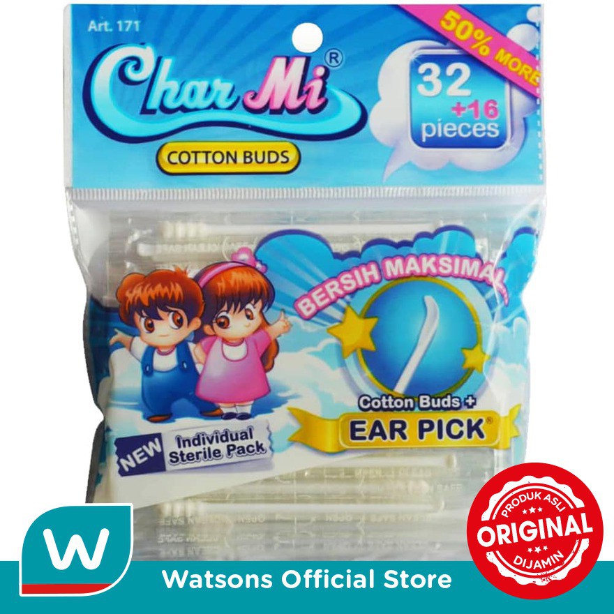 Charmi Cotton bud Paper Stick With Ear Pick