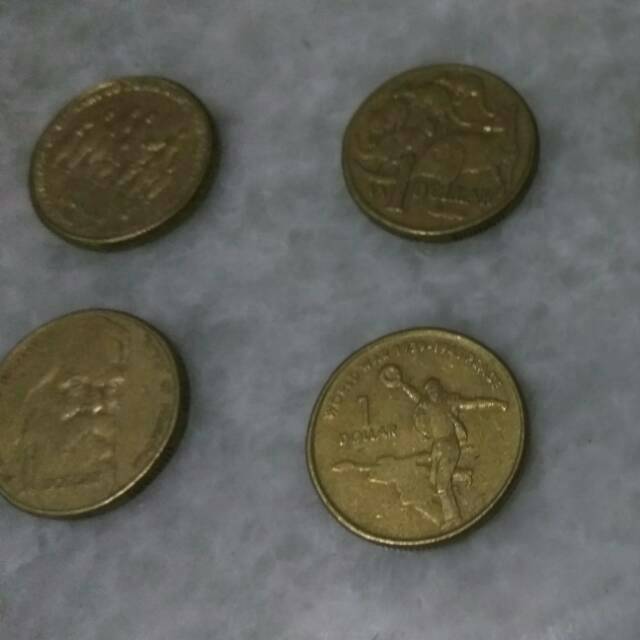 1dolar Australia, uang koin
